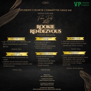 Freshers Day 2023-Rookie Rendezvous